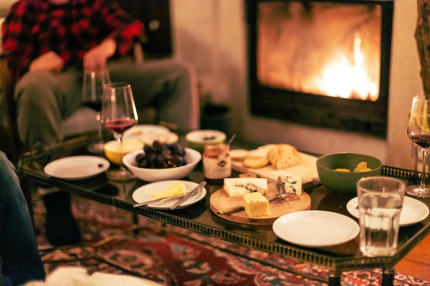 Cosy fireplace