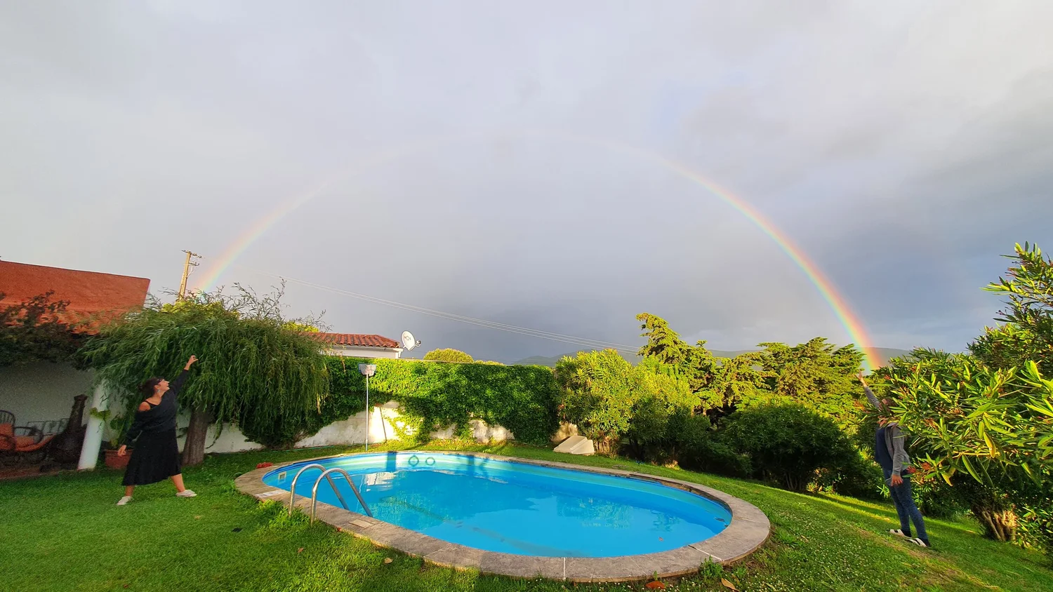 Rainbow over the valley